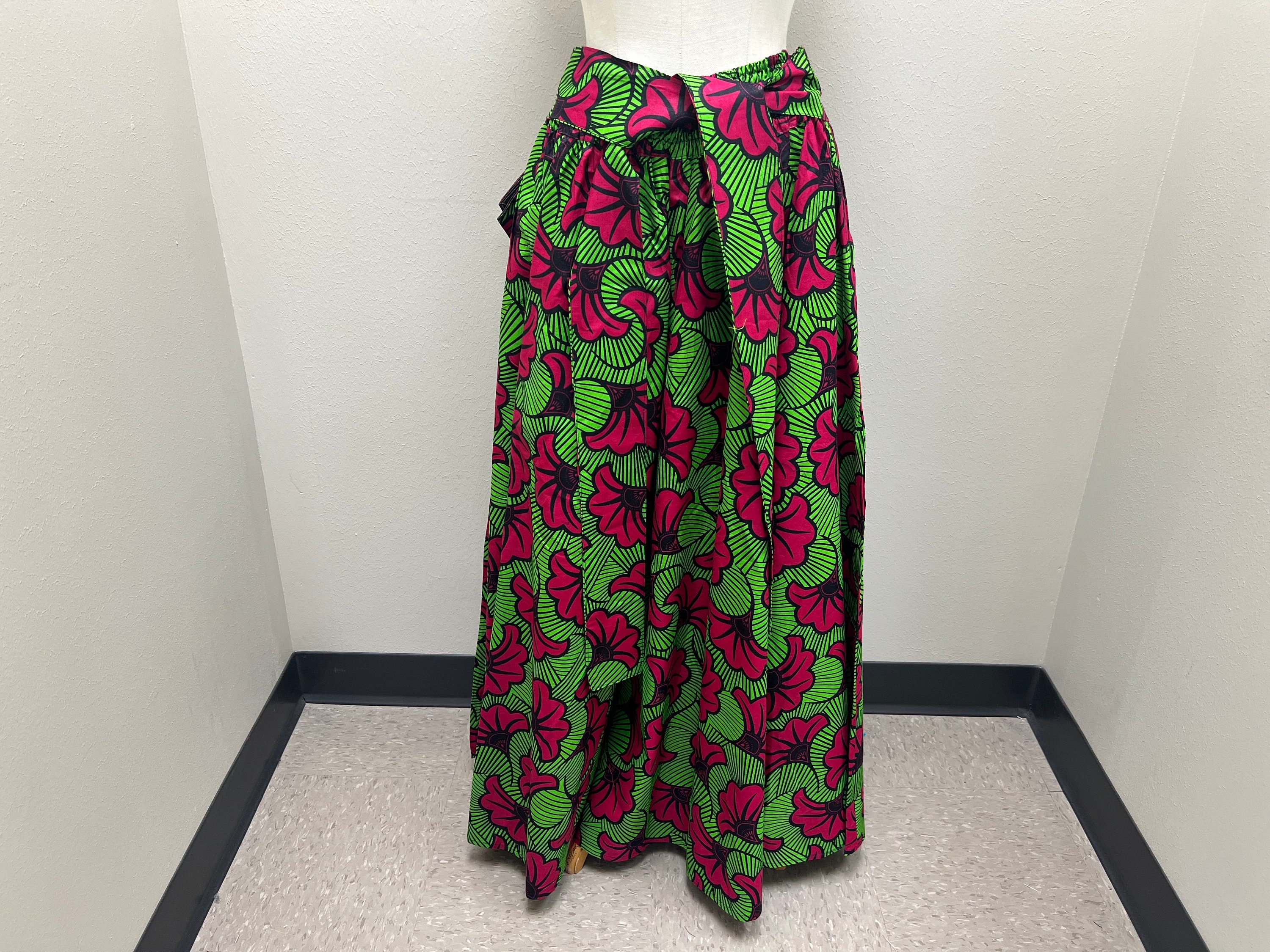 Pink African Skirt Etsy