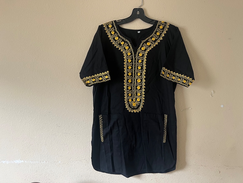 Ropa Africana Dashiki Para Hombre, Top, Pantalon Ankara Con Sombrero - Foto 8