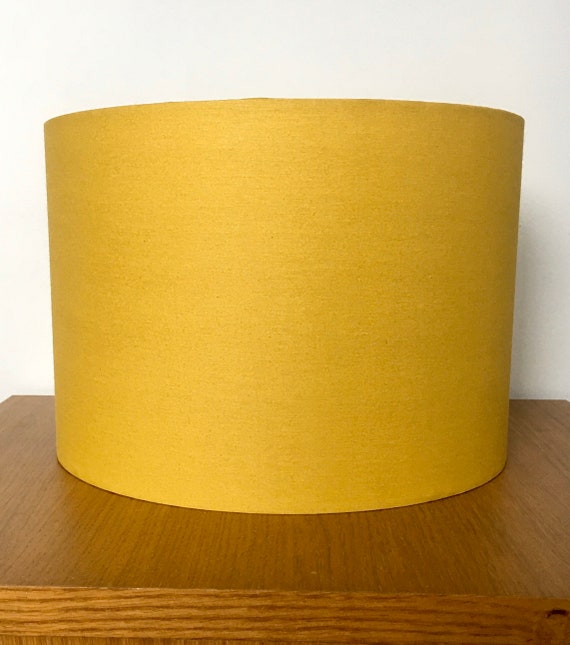 ochre floor lamp shade