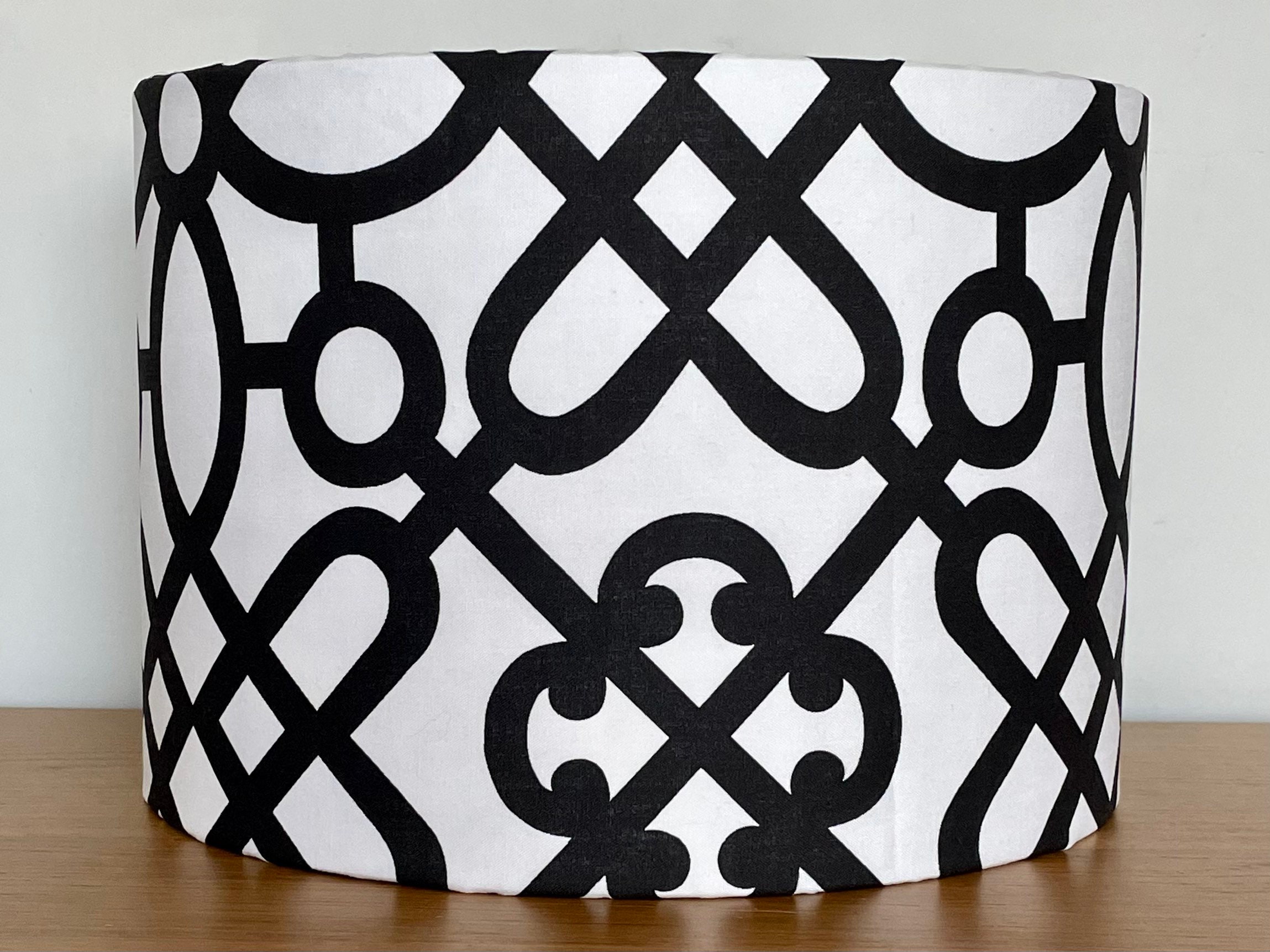 Black patterned cheap lamp shades