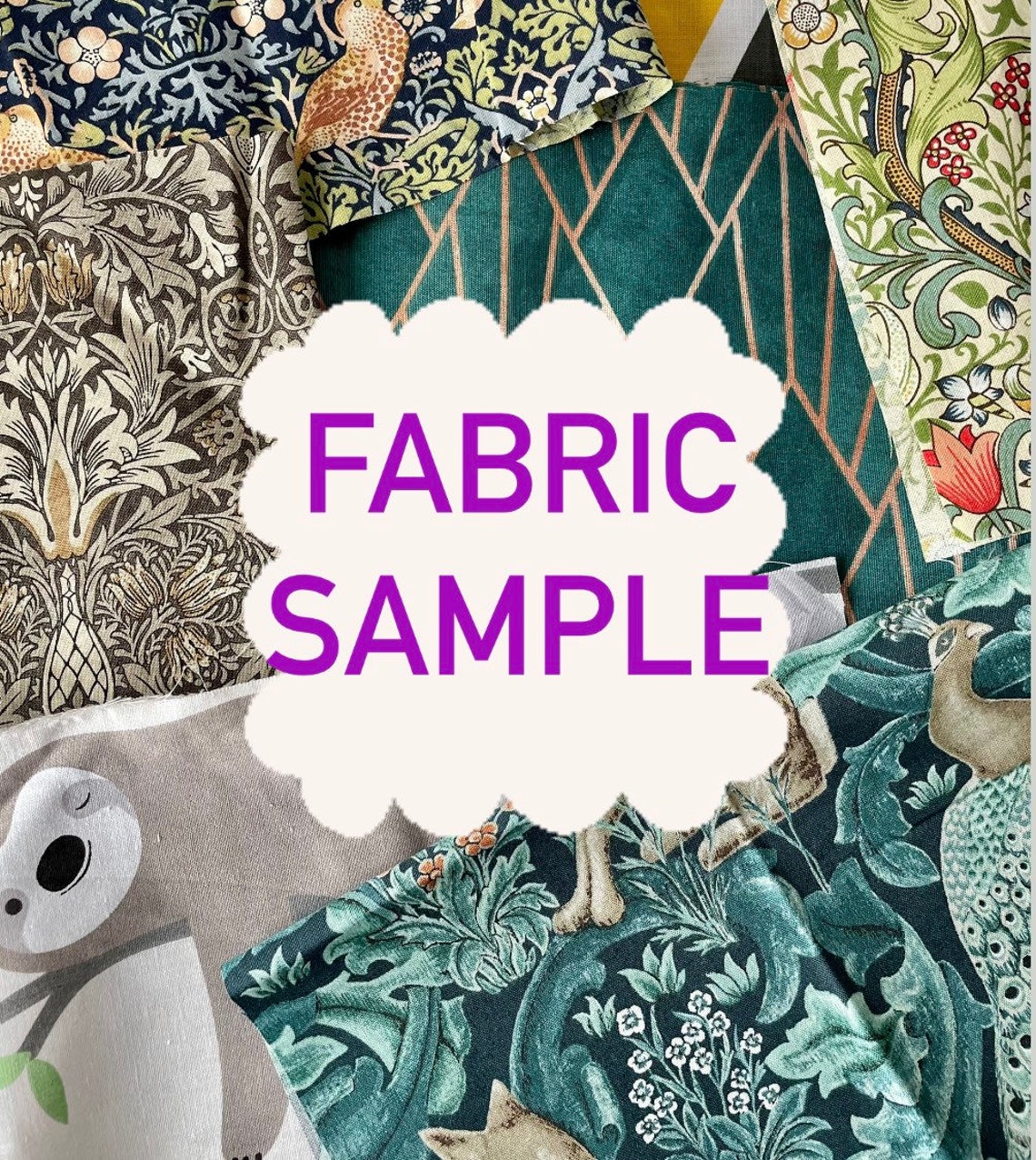 Fabric Sample Swatch Lining Samples - Etsy UK