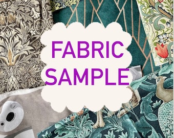 Fabric sample swatch lining samples