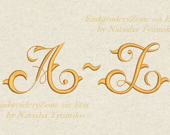 Vintage alphabet monograms font machine Embroidery design Antique font of old books embroidery patterns old font alphabet. 60% Off. 4 sizes