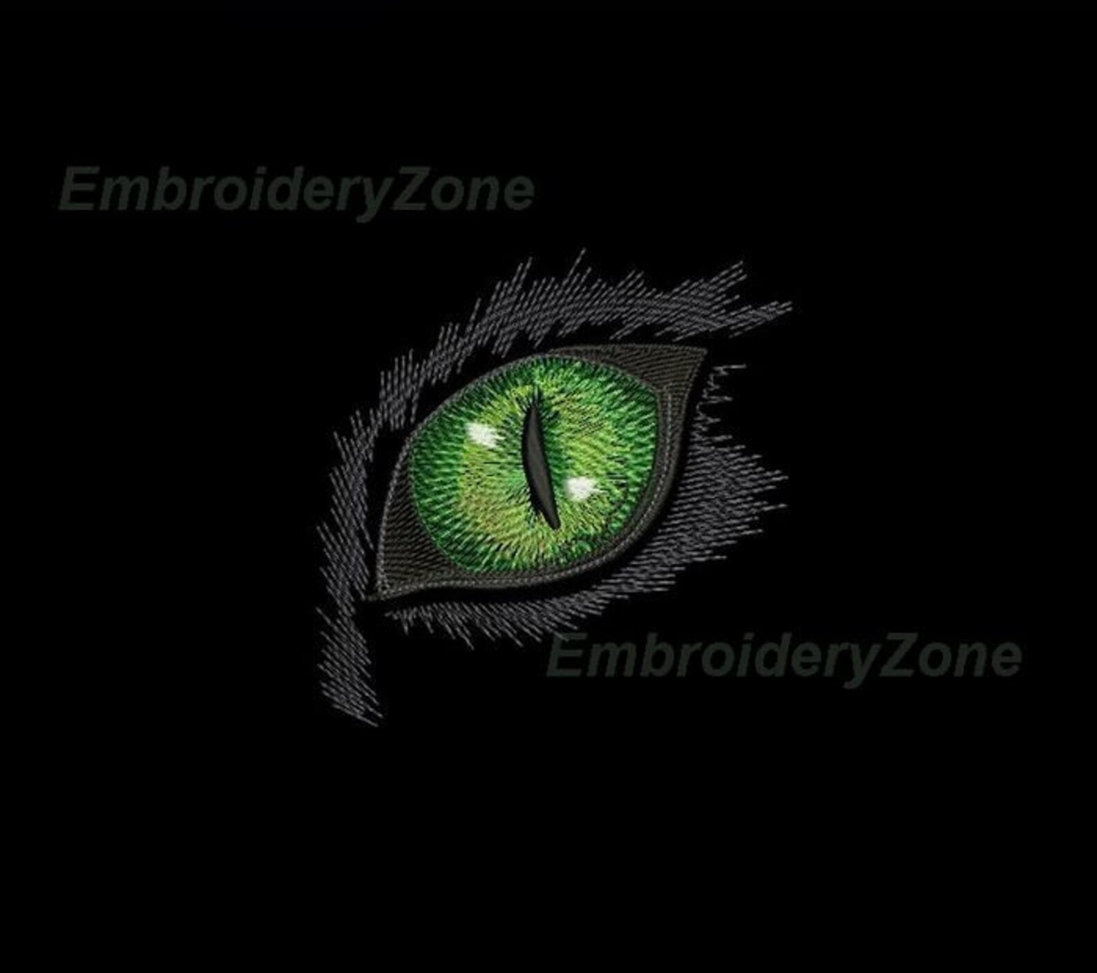 Realistic cat eyes embroidery design eye of cat machine Etsy