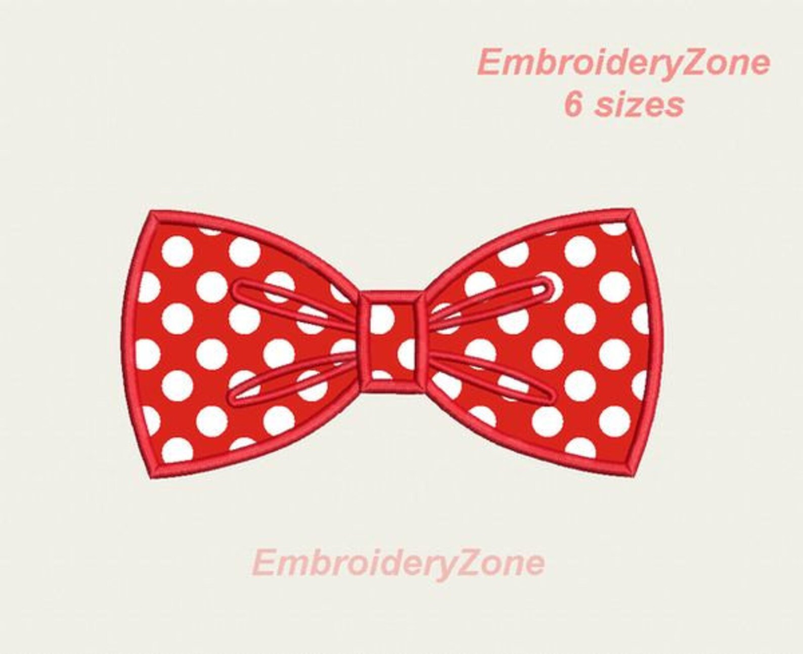 Bow applique machine embroidery design Tie Bow butterfly Etsy
