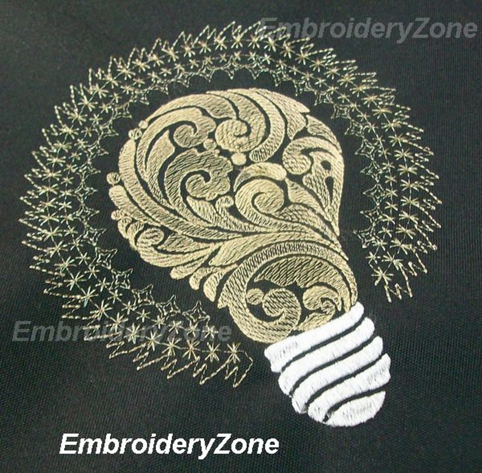 Idea light bulb embroidery design lightbulb electric bulb  etsy Idea light bulb embroidery design lightbulb electric bulb  etsy