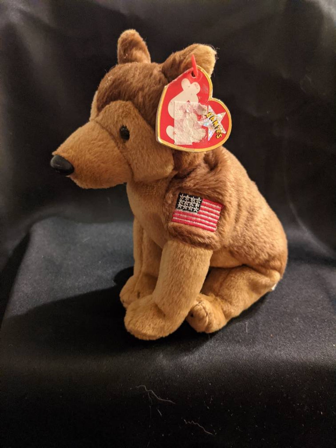 Ty Original Beanie Baby Courage the Dog 9/11 20th Etsy