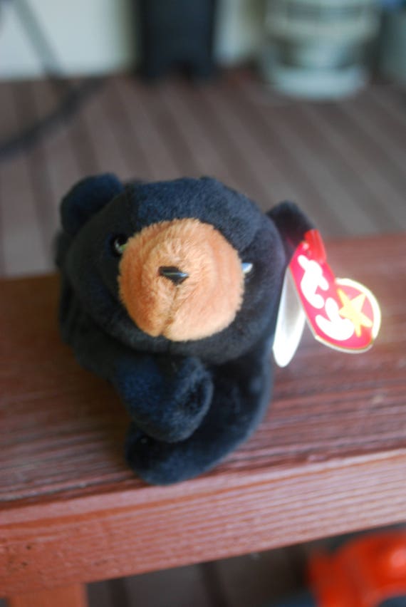 blackie the bear beanie baby value