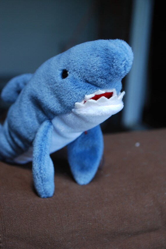 crunch the shark beanie baby value