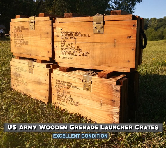 Military Crate With Field Manual & Insert EXCELLENT Condition Etsy