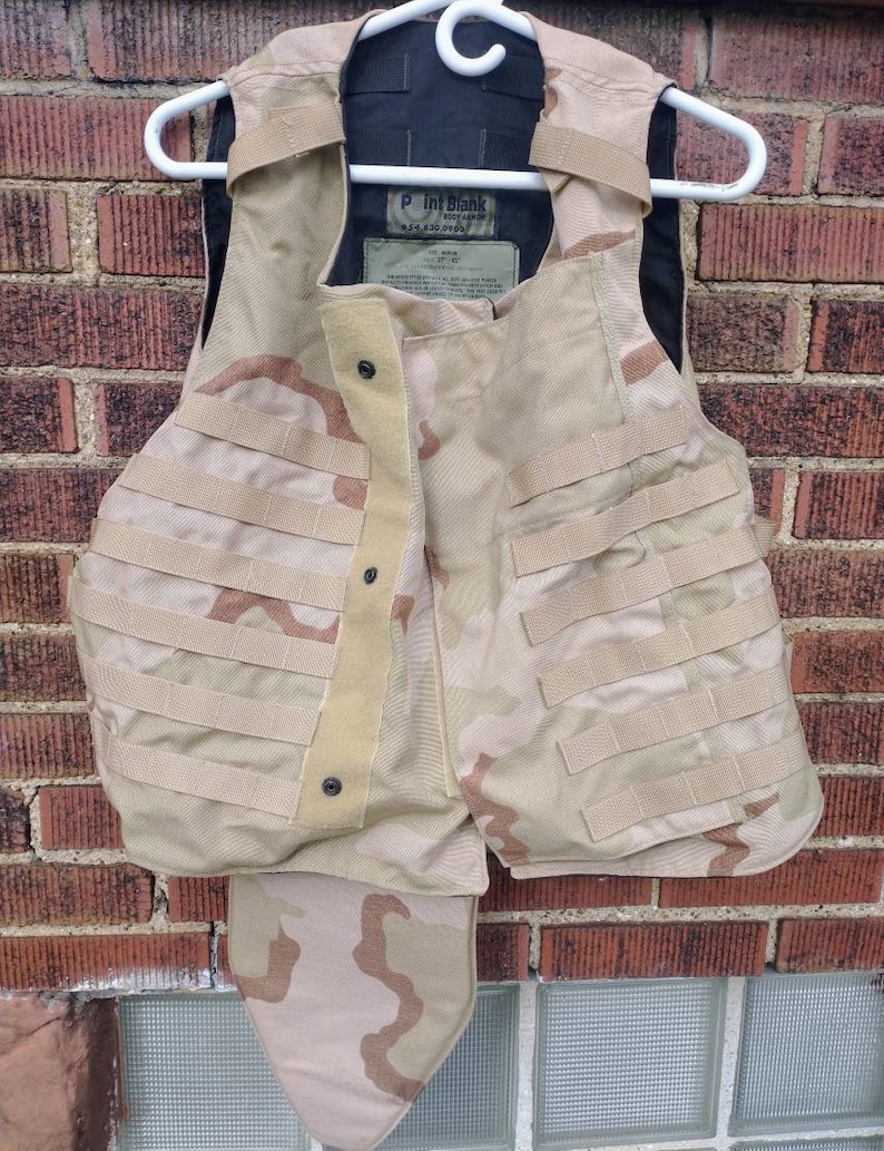 Point Blank Body Armor interceptor Base Vest Carrier Groin Protection