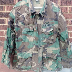 Woodland Camouflage Utility jacket-Genuine Military Surplus FREE US SHIPPING
