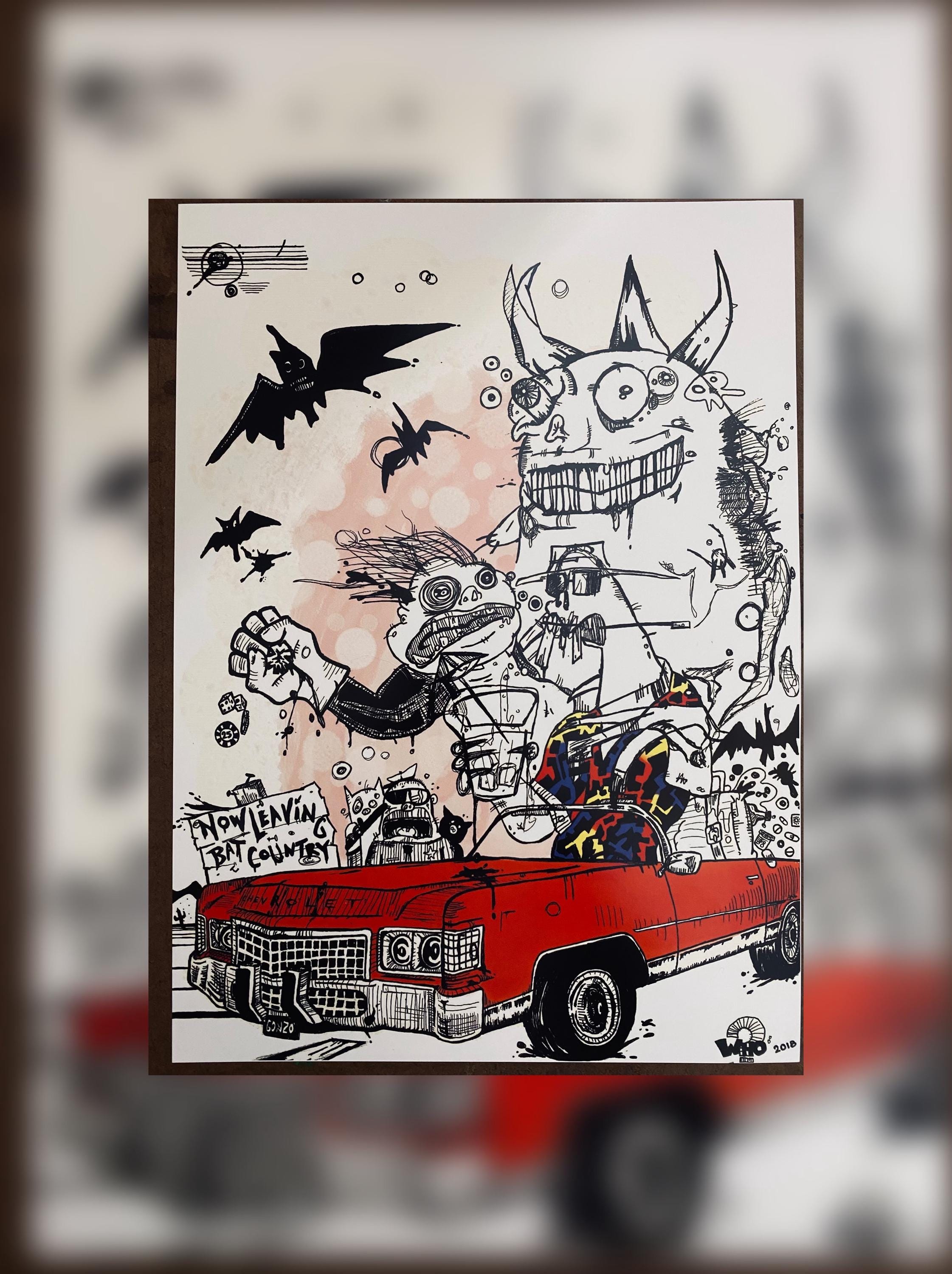 Ralph Steadman Rsc Ralph Steadman Art Poster