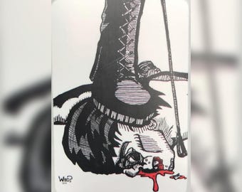 Boot Licker 2 x 3" Sticker