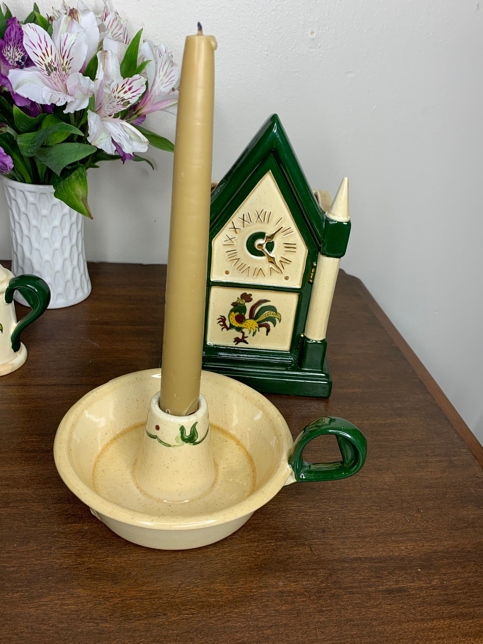 Candle Stick Holder Poppy Trail By Metlox Etsy