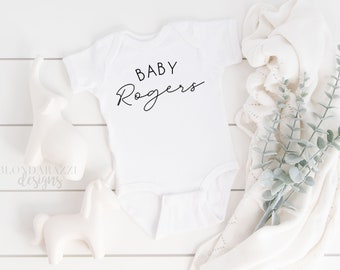 Personalized Baby Outfit  for boy girl unisex gender neutral - baby shower gift pregnancy announcement gender reveal coming home newborn