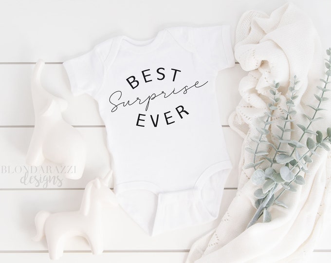 Best Surprise Ever Pregnancy Announcement Baby One Piece Outfit