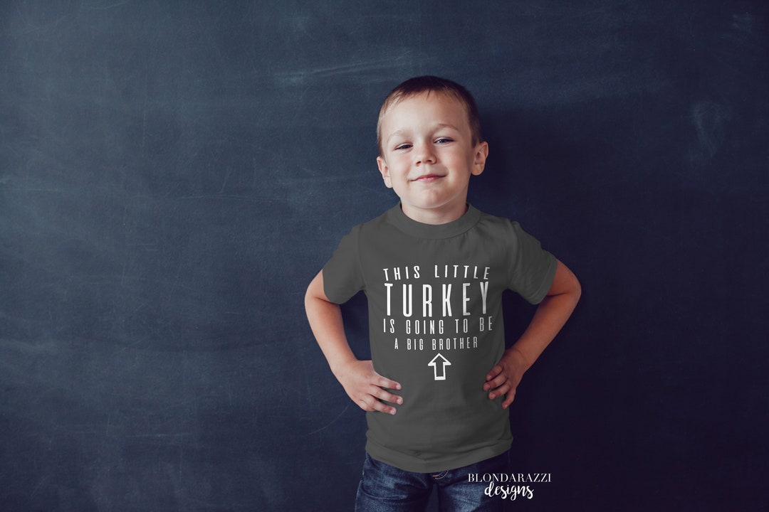 Big Brother Thanksgiving Baby Announcement Tee Shirt - Etsy