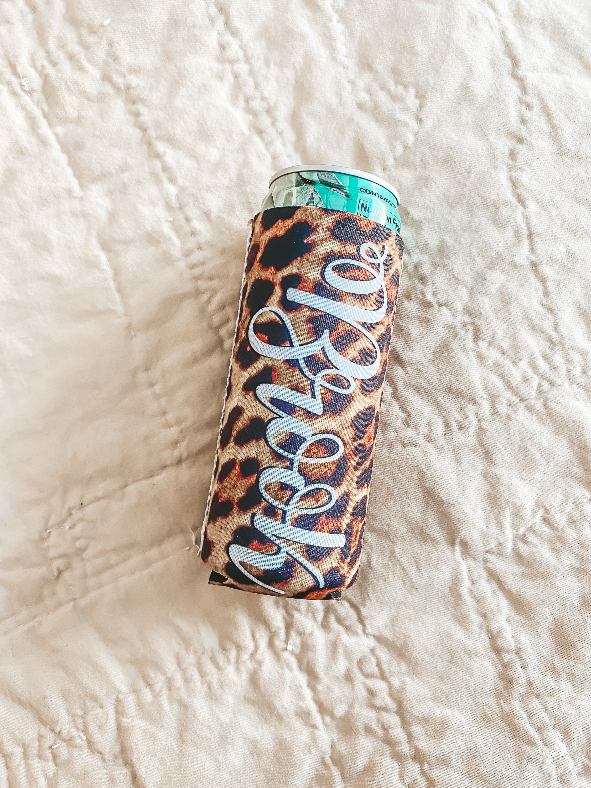 Neoprene Water Bottle Koozie 16 Ounce - Leopard Animal Print – DeckBagZ