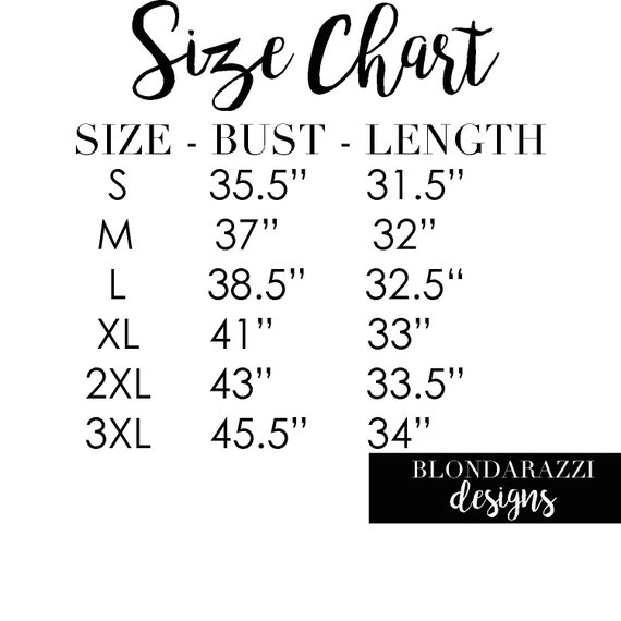 Big Chill Size Chart