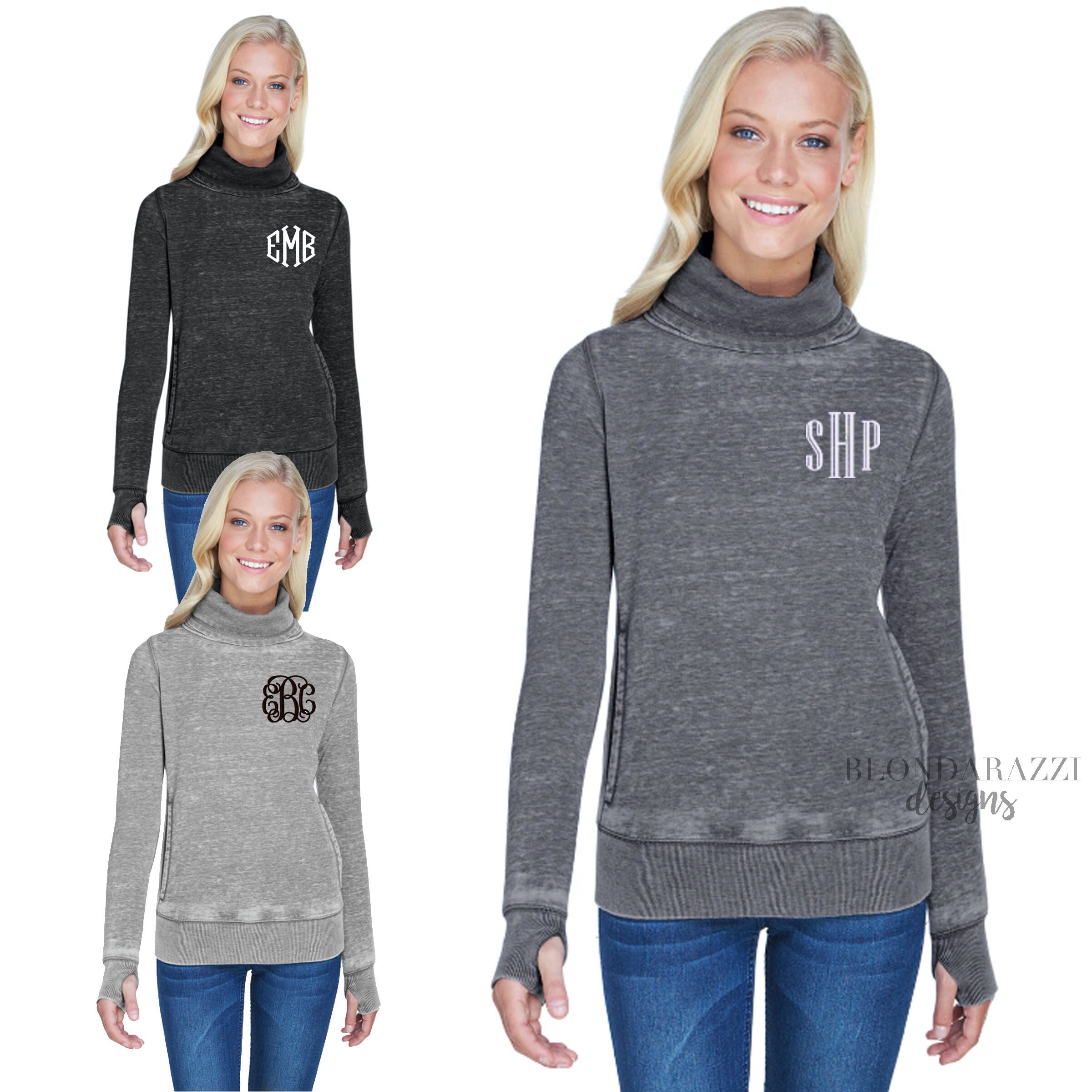 embroidered monogrammed sweatshirts