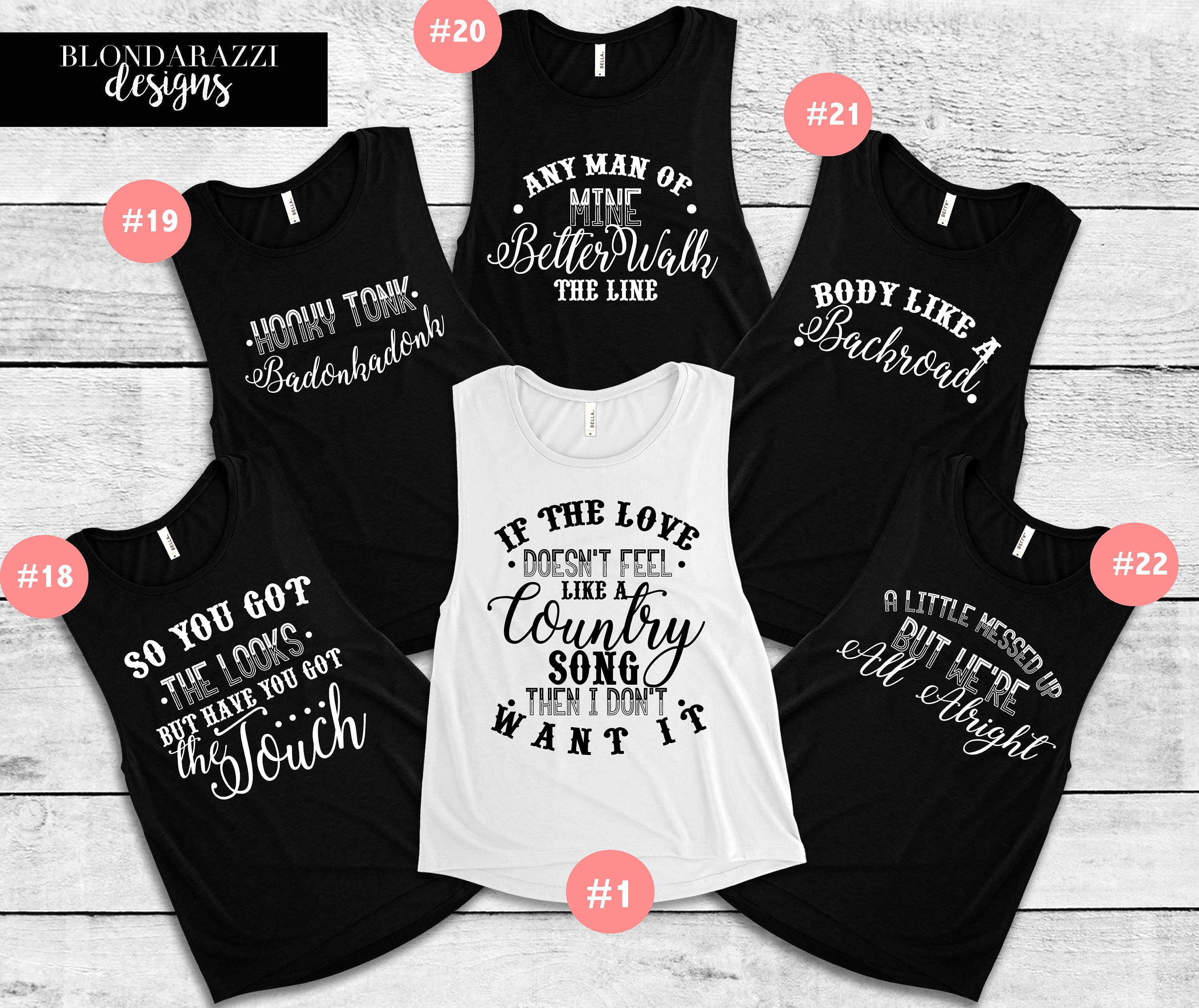 Country Music Bachelorette Party Muscle Tank Top Shirts for Nashville ...