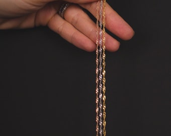 Minimalist Twisted Thin Bracelet