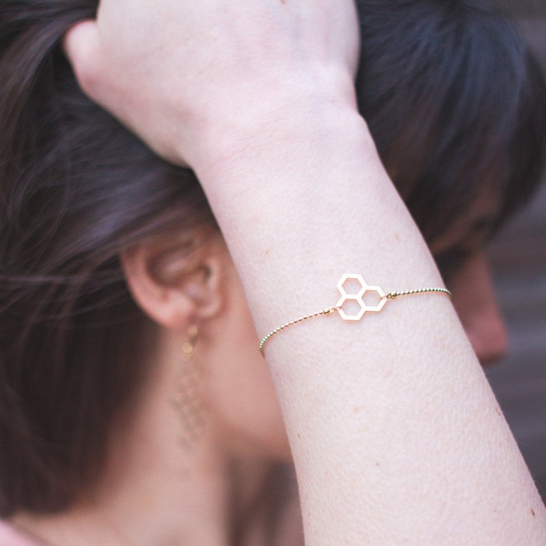 Matte Gold Bracelet Etsy