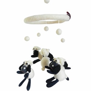 Cuna de bebé móvil oveja móvil crochet móvil cuna soporte brazo percha  Schaf móvil móvil Bébé Mouton Gehäkeltes decoración de guardería móvil -   México