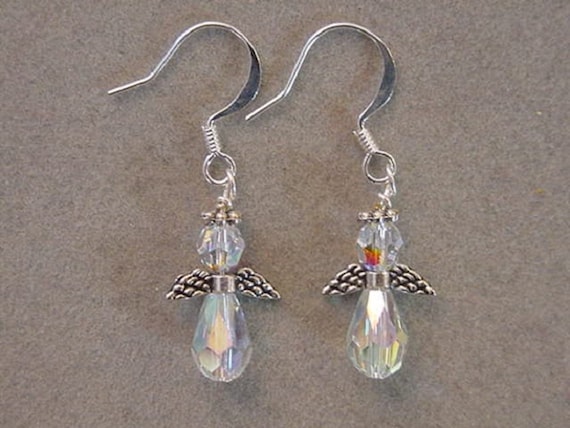 Crystal Angel Earrings Crystal Angel Earrings