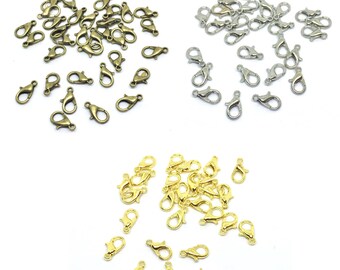 8 große Fische Karabinerhaken Tibetsilber 18 mm Kettenverschlüsse Schmuck bastel