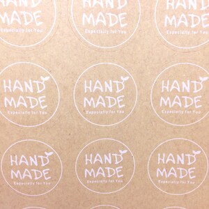 12 Handmade sticker, round image 1