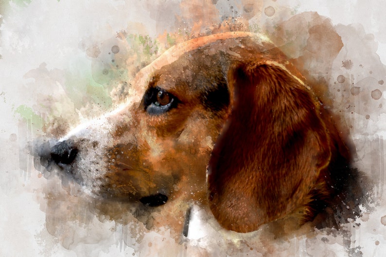 Iron-on Beagle image 1