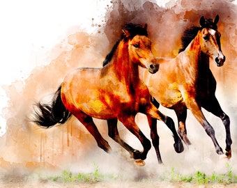 Iron-on Horses