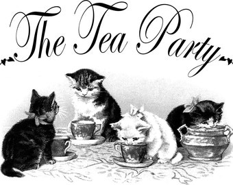 Hotfix/Iron on Tea Party