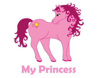 Hotfix/Iron on Pony "My Princess"