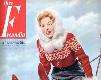 Ihre Freundin Magazine 1957 Nr. 1 PDF Digital Download