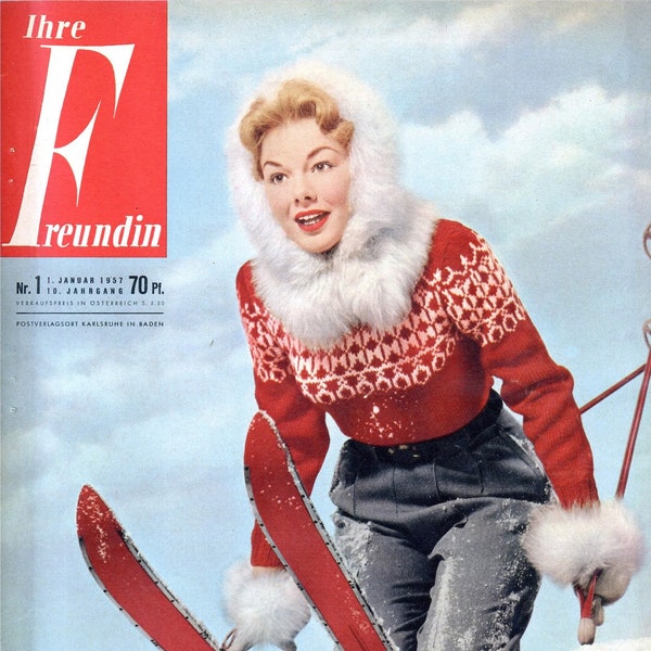 Ihre Freundin Magazine 1957 Nr. 1 PDF Digital Download