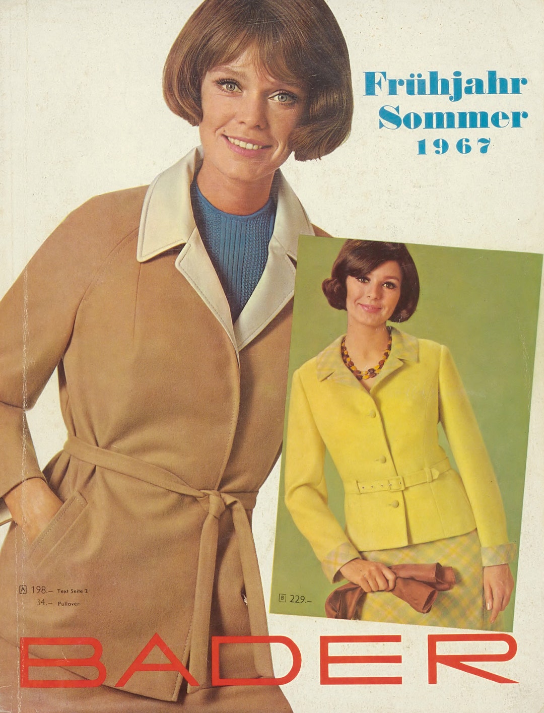Bader Catalog Spring / Summer 1967 PDF Ebook with Watermark Etsy