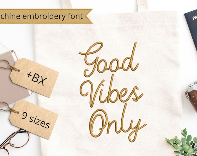 Lemonade Satin Stitch Handwritten Script Font Machine Embroidery Designs cursive alphabet Monogram letters in mini sizes from 1/2 up to 3in