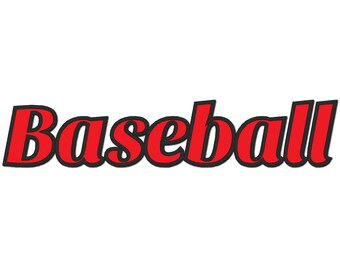 Baseball sport cursive Hight school collegiate, Font machine embroidery designs - assorted sizes, BX and other font alphabet sport ABC