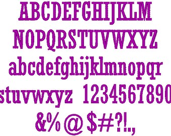 Narrow sport font font embroidery designs, signature - INSTANT DOWNLOAD, multiple sizes sizes, all formats and BX