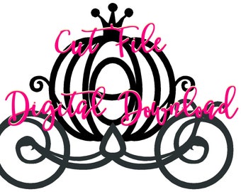 Download Cinderella carriage svg | Etsy