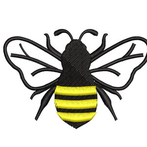 Queen Bee Simply fill stitch machine embroidery designs in sizes 2, 3, 4, 5 inches Princess Queen Bee awesome honeybee embroidery Busy Bee