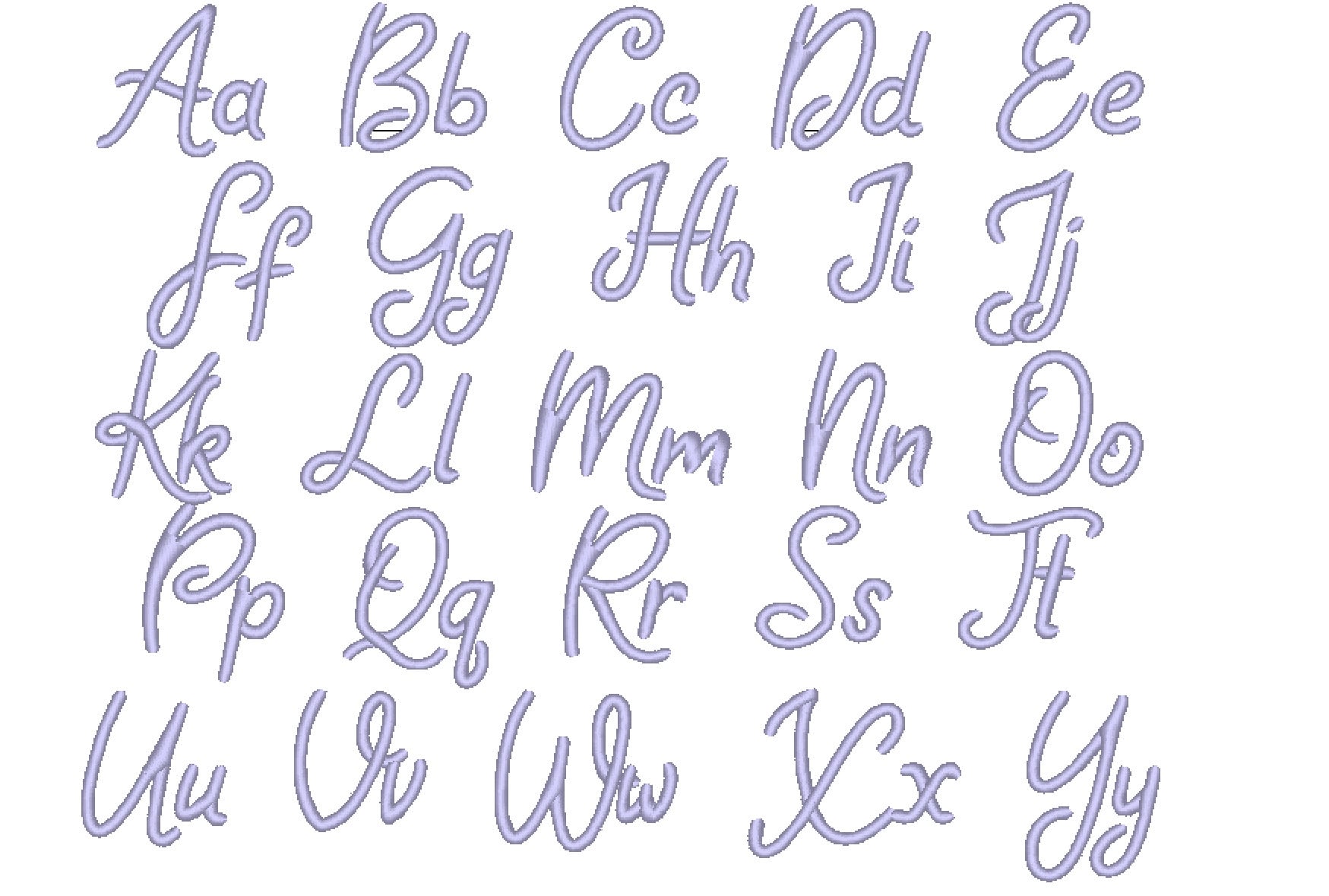 Cute Curl Curly Kids Cursive MINI Font Alphabet Machine Embroidery Designs  0.5, 1, 1.5, 1.7, 2 Inches, Handwritten Font ABC Monogram BX Incl - Etsy  Canada