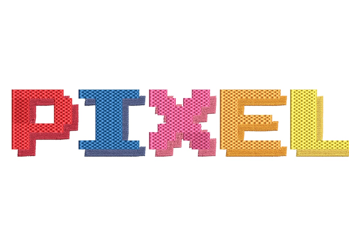 Shadow Fill Color Pixel Shadow Fill Stitch Miner Brick Minecraft Font Alphabet Machine ...