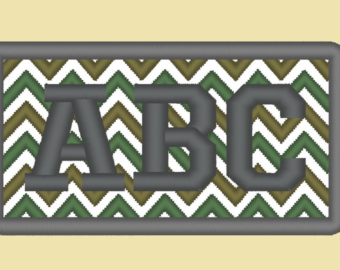 Badge Chevron monogram BX also ALL other (.pes .hus .dst .vp3 .vip .xxx .exp . jef)  - embroidery appliqué monogram embroidery design