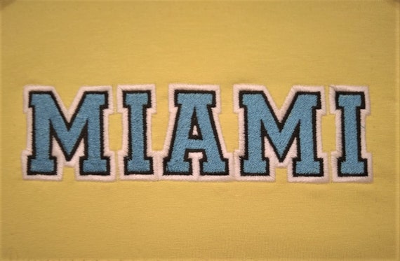2 outlines Athletic Sport hight school varsity collegiate, block mini Font machine embroidery designs - assorted sizes, BX font