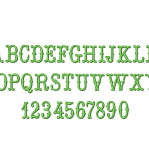 Big top, Western Cute MINI Font machine embroidery designs caps uppercase and numbers in mini size kids baby name monogram alphabet letters