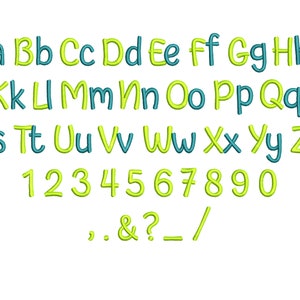 Satin stitch classy Font machine embroidery designs alphabet mini sizes less than 1 inch up to 3&quot; uppercase, lowercase, BX and other formats